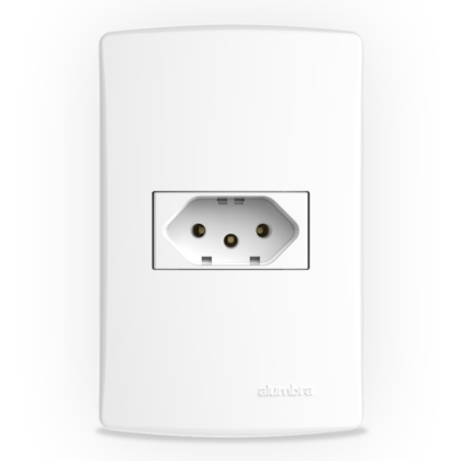 1 TOMADA 10A C/PLACA 4X2 BR BIANCOPRO 1 TOMADA 10A C/PLACA 4X2 BR BIANCOPRO