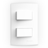 2 INTERRUPTORES PARALELOS C/PLACA 4X2 BR BIANCOPRO 2 INTERRUPTORES PARALELOS C/PLACA 4X2 BR BIANCOPRO