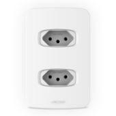 2 TOMADAS 20A C/PLACA 4X2 BR GRACIA 2 TOMADAS 20A C/PLACA 4X2 BR GRACIA