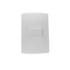 CONJUNTO 4X2 C/ 1 INTERRUPTOR PARALELO BRANCO SIENA MATTE