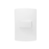 CONJUNTO 4X2 C/ 1 PULSADOR DA CAMPAINHA BRANCO SIENA MATTE
