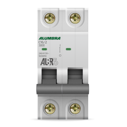 DISJUNTOR BIPOLAR ALBR3 C16/2 DISJUNTOR BIPOLAR ALBR3 C16/2
