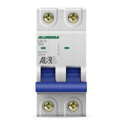 DISJUNTOR BIPOLAR ALBR3 C20/2 DISJUNTOR BIPOLAR ALBR3 C20/2
