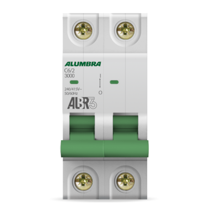 DISJUNTOR BIPOLAR ALBR3 C6/2 DISJUNTOR BIPOLAR ALBR3 C6/2