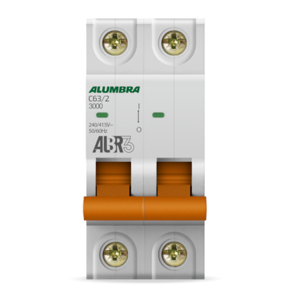 DISJUNTOR BIPOLAR ALBR3 C63/2 DISJUNTOR BIPOLAR ALBR3 C63/2