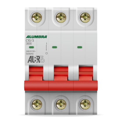 DISJUNTOR TRIPOLAR ALBR3 C10/3 DISJUNTOR TRIPOLAR ALBR3 C10/3