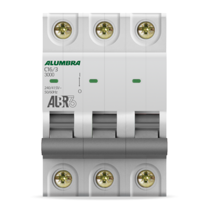 DISJUNTOR TRIPOLAR ALBR3 C16/3 DISJUNTOR TRIPOLAR ALBR3 C16/3