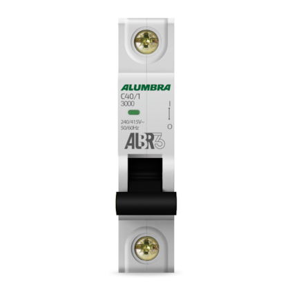 DISJUNTOR UNIPOLAR ALBR3 C40/1 DISJUNTOR UNIPOLAR ALBR3 C40/1