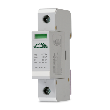 DISP. PROT. SURTOS CLASSE II - In20kA/Imax45kA DISP. PROT. SURTOS CLASSE II - In20kA/Imax45kA