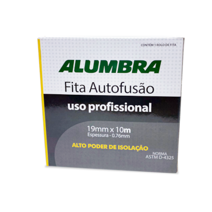 FITA ISOLANTE BORRACHA EPR 19X0,80mm -10M - AUTO F