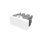 INT. BIPOLAR SIMPLES 10A 250V~ MURANO BRANCA
