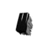 INT. DUPLO SIMP 10A-250V I.P CLASS BLACK PIANO