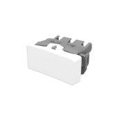 INT.SIMP. 10A 250V~ MURANO BRANCA