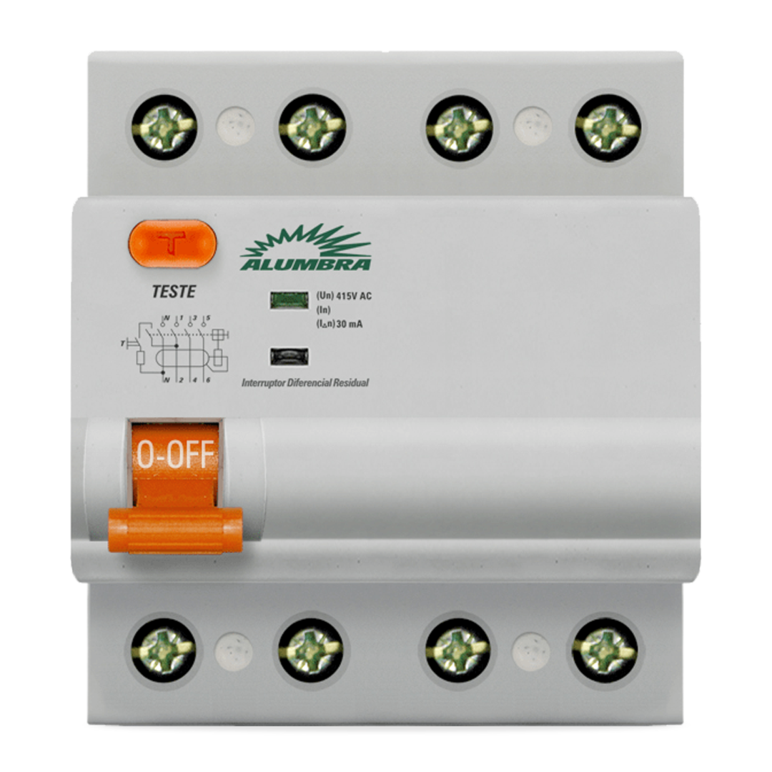 INTER.ANALOG.DIFER.RESIDUAL TETRAP.40A-240V/415V - Alumbra Store
