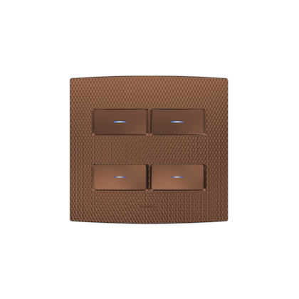 INTERRUPTOR INTELIGENTE 4 MÓD. 4X4 BRANCO MURANO