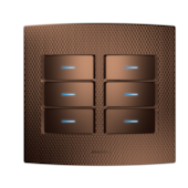 INTERRUPTOR INTELIGENTE 6 MÓD. 4X4 BRANCO MURANO