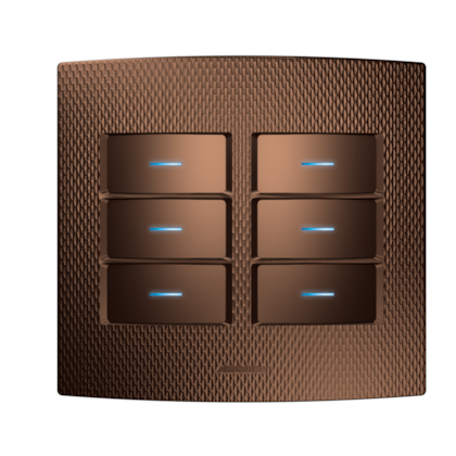 INTERRUPTOR INTELIGENTE 6 MÓD. 4X4 BRANCO MURANO