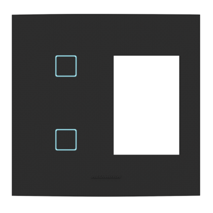 INTERRUPTOR INTELIGENTE WI-FI TOUCH 2 MÓDULOS  + 3 POSTOS 4x4 VIVAX INTERRUPTOR INTELIGENTE WI-FI TOUCH 2 MÓDULOS  + 3 POSTOS 4x4 VIVAX