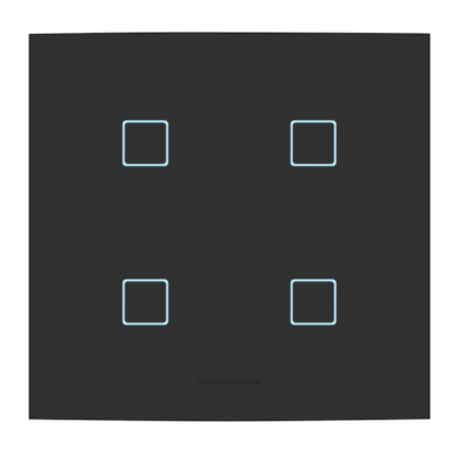 INTERRUPTOR  INTELIGENTE WI-FI TOUCH 4 MÓDULOS 4x4 VIVAX INTERRUPTOR  INTELIGENTE WI-FI TOUCH 4 MÓDULOS 4x4 VIVAX