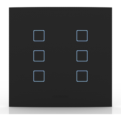 INTERRUPTOR  INTELIGENTE WI-FI TOUCH 6 MÓDULOS 4x4 VIVAX INTERRUPTOR  INTELIGENTE WI-FI TOUCH 6 MÓDULOS 4x4 VIVAX