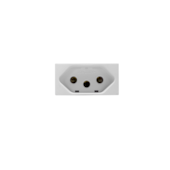 MÓDULO DE TOMADA 2P+T 20A BRANCO SIENA MATTE