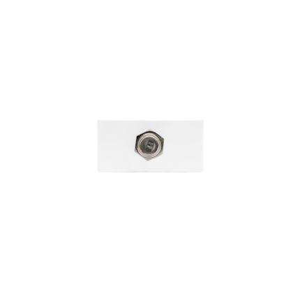 MÓDULO TOMADA COAXIAL BRANCO SIENA MATTE