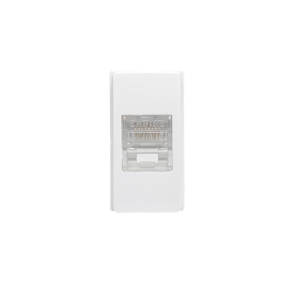MÓDULO TOMADA RJ 45 CAT 5e* MURANO BRANCA