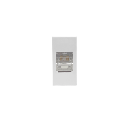 MÓDULO TOMADA RJ45 CAT 5E BRANCO SIENA MATTE