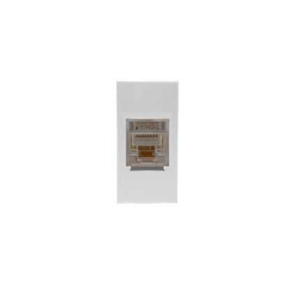 MÓDULO TOMADA RJ45 CAT 6E BRANCO SIENA MATTE