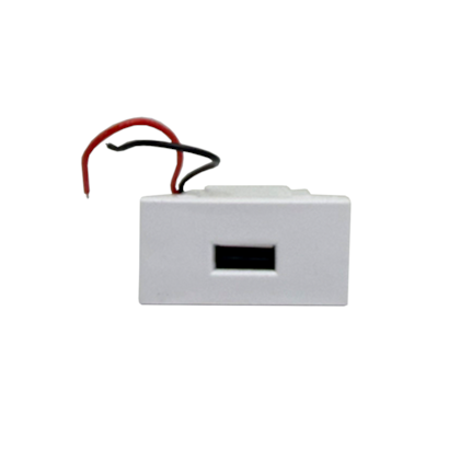 MÓDULO TOMADA USB 2A BRANCO SIENA MATTE