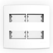 PL 4X4 4MOD. DIST. C/ SUP.BR BIANCOPRO PL 4X4 4MOD. DIST. C/ SUP.BR BIANCOPRO