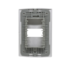 PLACA 4X2 1 MODULO HZ C/ SUPORTE  MURANO BRANCA