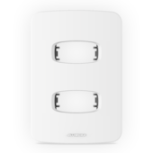 PLACA 4X2 2 MÓD DIST. C/ SUPORTE GRACIA MAXX PLACA 4X2 2 MÓD DIST. C/ SUPORTE GRACIA MAXX