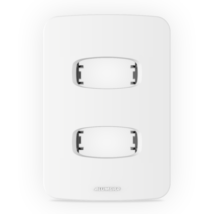 PLACA 4X2 2 MÓD DIST. C/ SUPORTE GRACIA MAXX PLACA 4X2 2 MÓD DIST. C/ SUPORTE GRACIA MAXX