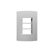 PLACA 4X2 3 MODULOS C/ SUPORTE  MURANO CORTEN