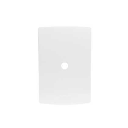 PLACA 4X2 SAÍDA DE FIO C/ SUPORTE BRANCO SIENA MATTE