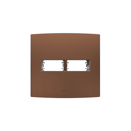 PLACA 4X4 2 MODULOS C/ SUPORTE  MURANO CORTEN
