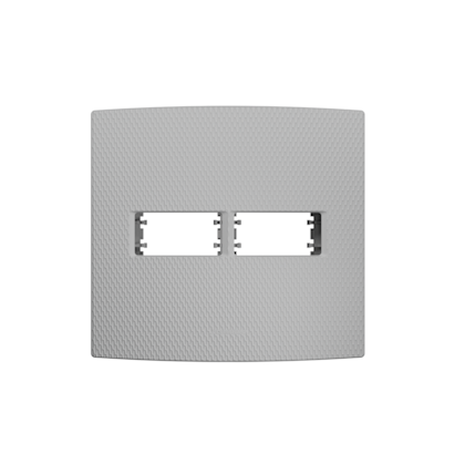 PLACA 4X4 2 MODULOS C/ SUPORTE  MURANO CORTEN