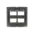 PLACA 4X4 4 MÓDULOS DIST. C/ SUPORTE BRANCO SIENA MATTE