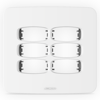 PLACA 4X4 6 MÓDULOS C/ SUPORTE GRACIA MAXX PLACA 4X4 6 MÓDULOS C/ SUPORTE GRACIA MAXX