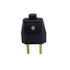 Plugue 180° 2P+T 20A, Preto