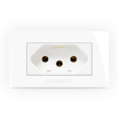 TOMADA 2OA + PLACA PARA MÓVEIS BR TOMADA 2OA + PLACA PARA MÓVEIS BR