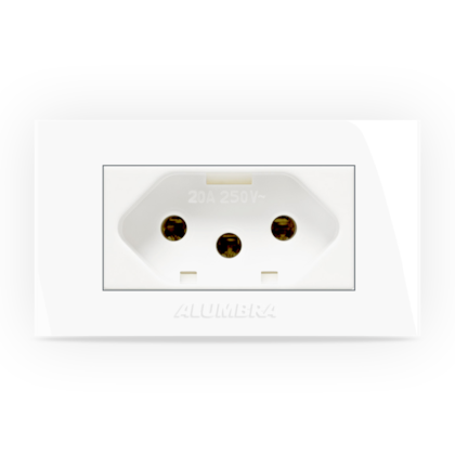 TOMADA 2OA + PLACA PARA MÓVEIS BR TOMADA 2OA + PLACA PARA MÓVEIS BR