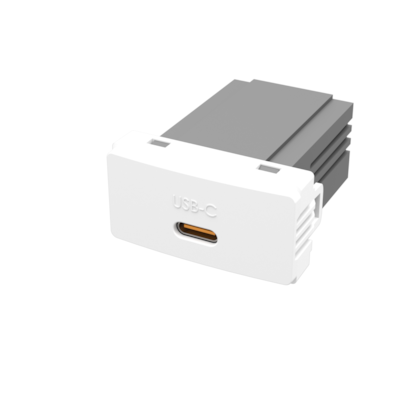 TOMADA USB-C 25W MURANO BRANCA